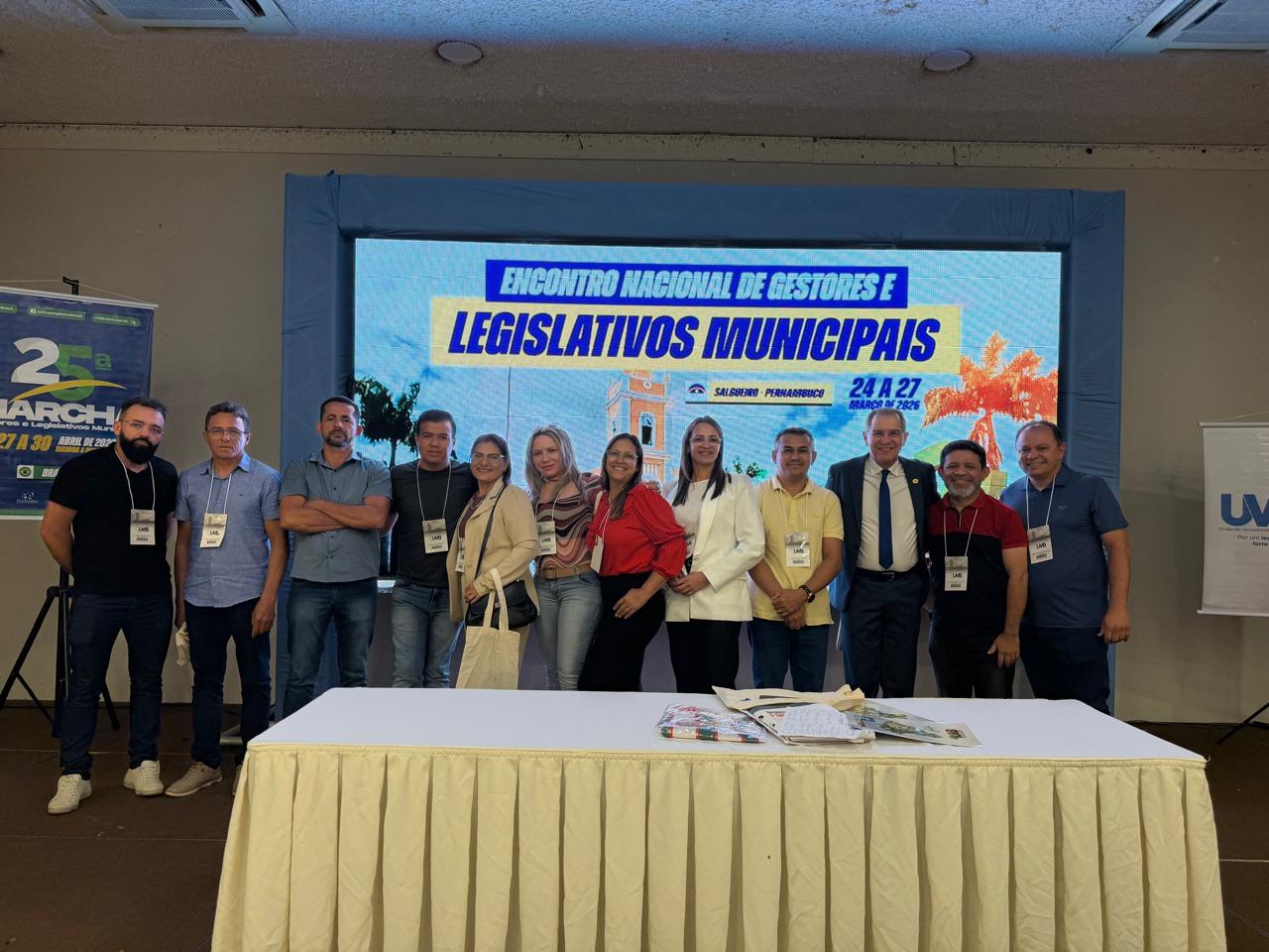 Vereadores de Ipubi participam de Encontro Nacional de Gestores e Legislativos Municipais em Salgueiro